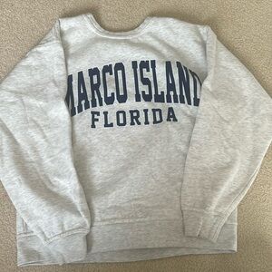 Florida’s sweatshirts, little mark in the front not that noticeable